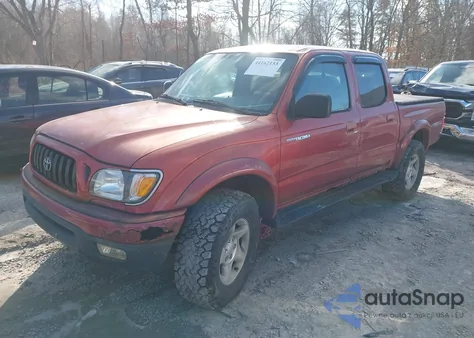 2002 Toyota Tacoma Base V6 из США, поврежденный, VIN 5TEHN72N72Z126624